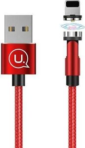 Kabel USB Usams USB-A - Lightning 1 m Czerwony (109578) 1