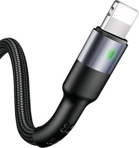 Kabel USB Usams USB-A - Lightning 1 m Czarny (23858) 1