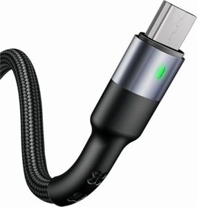 Kabel USB Usams USB-A - microUSB 1 m Czarny (61987) 1
