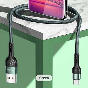 Kabel USB Usams USB-A - microUSB 1 m Zielony (112226) 6