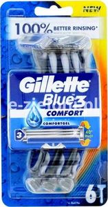Gilette Gillette Blue 3 Comfort 6szt uniwersalny 1