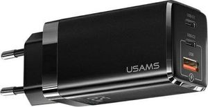 Ładowarka Usams T33 1x USB-A 2x USB-C 3 A (109583) 1