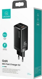 Ładowarka Usams T33 1x USB-A 2x USB-C 3 A (109583) 6