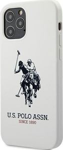 U.S. Polo Assn US Polo USHCP12LSLHRWH iPhone 12 Pro Max 6,7 biały/white Silicone Collection 2