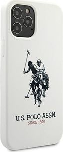 U.S. Polo Assn US Polo USHCP12LSLHRWH iPhone 12 Pro Max 6,7 biały/white Silicone Collection 4