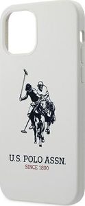 U.S. Polo Assn US Polo USHCP12LSLHRWH iPhone 12 Pro Max 6,7 biały/white Silicone Collection 6