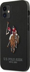 U.S. Polo Assn US Polo USHCP12SPUGFLBK iPhone 12 mini 5,4 czarny/black Polo Embroidery Collection 2