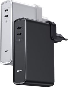 Ładowarka Baseus Power StationGaN2 2x USB-C 3 A (58030) 5
