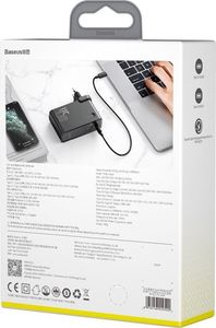 Ładowarka Baseus Power StationGaN2 2x USB-C 3 A (58030) 9