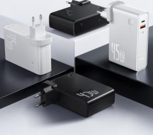 Ładowarka Baseus Power StationGaN2 2x USB-C 3 A (58031) 6