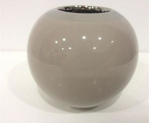 Pigmejka Świecznik ceramiczny kula cappuccino H: 11,5 cm uniwersalny 1