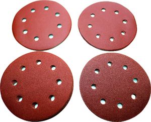 HurthAG Zestaw Krążek papier ścierny rzep krążki 180mm 8otw 2