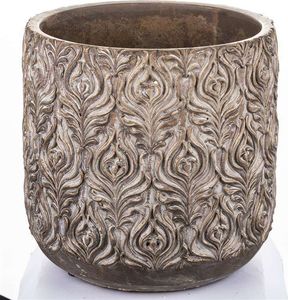 Pigmejka Osłonka doniczka złota ceramika 21x21x21 cm uniwersalny 2