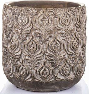 Pigmejka Osłonka doniczka złota ceramika 21x21x21 cm uniwersalny 5