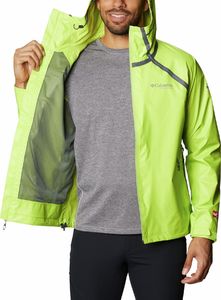 Kurtka męska Columbia OutDry Ex Regin limonkowa r. S 5