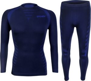 Spokey Bielizna męska  termoaktywna zestaw Windstar granatowa r. XL/XXL (928779) 2