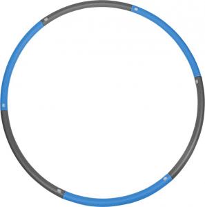 SportVida Hula Hop składane 90 cm szaro-niebieskie 2