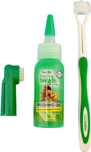 Tropiclean Oral Care Kit - zestaw do czyszczenia zębów dla ras średnich i dużych uniwersalny 2