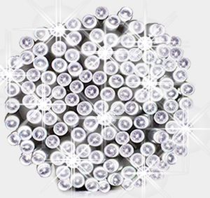 Dekoracja świąteczna Multimix.pl Kurtyna Sople LED 8,75 m 200 LED z efektem FLASH zewnętrzne lampki choinkowe NR 1776 Zimny biały (błyska zimny biały) 3