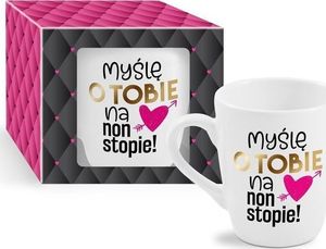 BGtech Kubek 300 ml na Walentynki Myślę o Tobie non stop 2