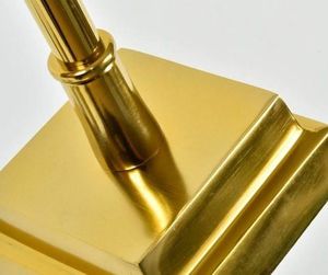 Lampa stołowa Belideco Deluxe gold Lampa 2C uniwersalny 2