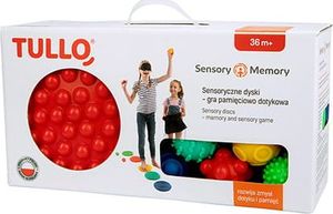 Tullo Memory sensoryczne dyski gra pamięciowo dotykowa 3+ Tullo 1
