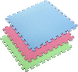 One Fitness Mata ochronna MP10 180 cm x 180 cm x 1 cm wielokolorowa 10