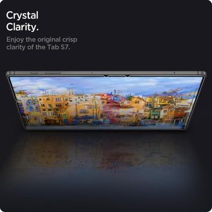 Spigen Szkło Hartowane Spigen Glas.Tr Ez Fit Galaxy Tab S7 11.0 T870/T875+zestaw instalacyjny 5