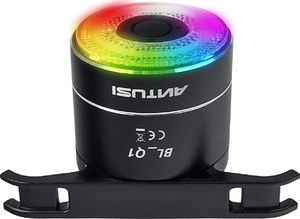 Antusi Lampka Rowerowa Tylna ładowana USB, LED RGB Metalowa Obudowa (5903031023503) 1