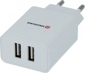 Ładowarka Swissten 2x USB-A 2.1 A (52451) 2