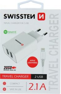 Ładowarka Swissten 2x USB-A 2.1 A (52451) 3