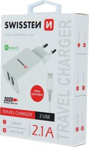 Ładowarka Swissten 2x USB-A 2.1 A (52451) 4