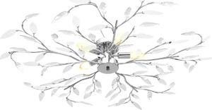 Lampa sufitowa vidaXL Lampa sufitowa, listki z kryształu akrylowego, 5 żarówek E14 2