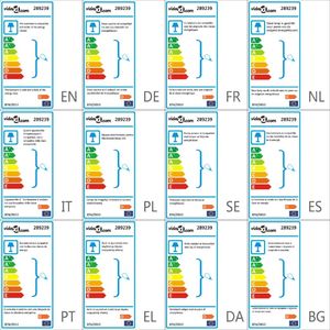 Lampa sufitowa vidaXL Lampa sufitowa, listki z kryształu akrylowego, 5 żarówek E14 8