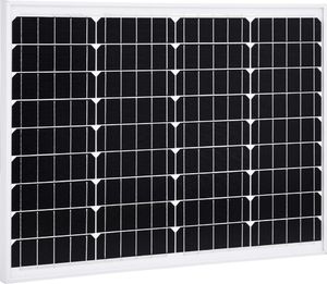 vidaXL Panel słoneczny, 50 W, monokrystaliczny, aluminium i szkło 1