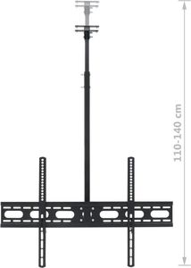vidaXL Uchwyt sufitowy 50557 37'' - 70'' 3
