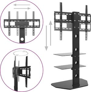 vidaXL Stojak podłogowy 51074 32'' - 70'' 4