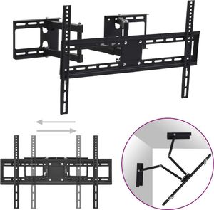 vidaXL Uchwyt ścienny na TV, narożny, full motion, 23-65 3