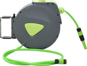 vidaXL Automatyczny bęben ścienny na wąż ogrodowy zwijacz 20+2m 2