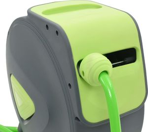 vidaXL Automatyczny bęben ścienny na wąż ogrodowy zwijacz 20+2m 4