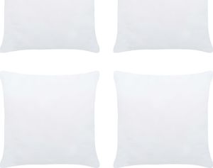 vidaXL Wkłady do poduszek, 4 szt., 40x40 cm, białe 1