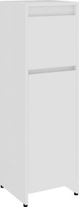 vidaXL Szafka łazienkowa, biała, 30x30x95 cm, płyta wiórowa 1