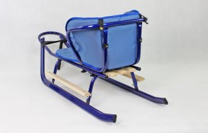 E-sezon Sanki z oparciem, podnóżkami i materacykiem Maxiline S03 3