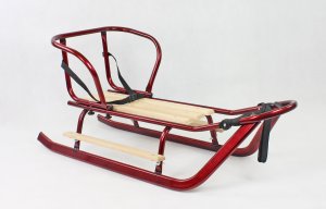 E-sezon Sanki dla dzieci z oparciem, podnóżkami i materacykiem Maxiline S04 5