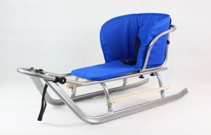 E-sezon Sanki dla dzieci z oparciem, podnóżkami i materacem -S01 2