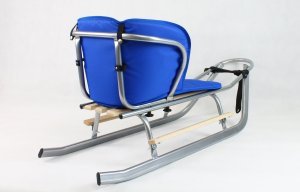 E-sezon Sanki dla dzieci z oparciem, podnóżkami i materacem -S01 4