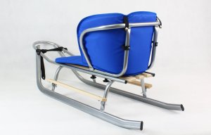 E-sezon Sanki dla dzieci z oparciem, podnóżkami i materacem -S01 5