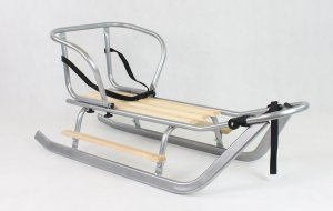 E-sezon Sanki dla dzieci z oparciem, podnóżkami i materacem -S01 6