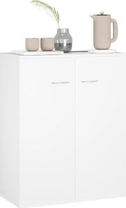 vidaXL Szafka, biała, 60 x 30 x 75 cm, płyta wiórowa 4