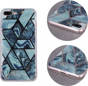 Nakładka Geometric Marmur do Samsung S20 ciemnoniebieska 3